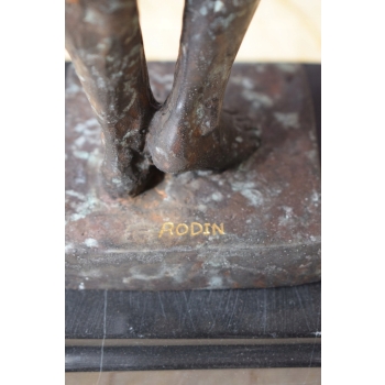 Auguste Rodin Adam - Posąg Akt Mężczyzny - Sygn - Rzeźba Figura z Brązu