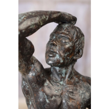 Auguste Rodin Adam - Posąg Akt Mężczyzny - Sygn - Rzeźba Figura z Brązu