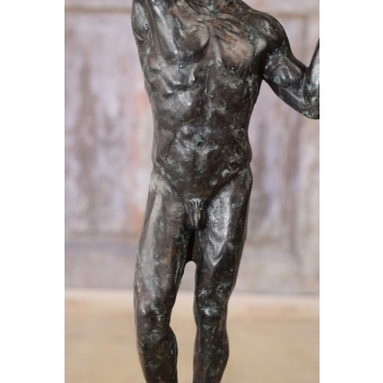 Auguste Rodin Adam - Posąg Akt Mężczyzny - Sygn - Rzeźba Figura z Brązu
