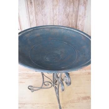 Poidełko Poidło Karmnik dla Ptaków - Ogród 75 cm - Niebieskie - Dekoracja