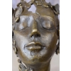Twarz Kobiety - Dziewczyna z Kwiatami Kwiaty - Figura z Brązu Salvador Dali