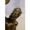 Prometeusz na Skale z Orłem - Mitologiczny Posąg - Figura z Brązu - Rzeźba
