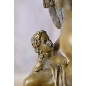 Prometeusz na Skale z Orłem - Mitologiczny Posąg - Figura z Brązu - Rzeźba