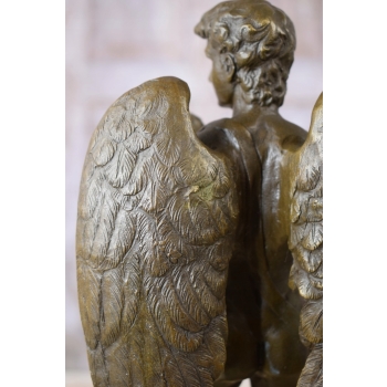 Dawid ze Skrzydłami - Anioł - Akt - Rzeźba z Brązu - Mitologia