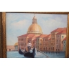 Gondola - Wenecja Włochy - Włoski Obraz na Płotnie - Złota Rama