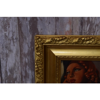 Portret - Piękna Kobieta - Tamara Lempicka - Stary Obraz