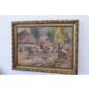 Wojciech Kossak - Wesele Krakowskie - Polski Stary Obraz Olejny 127x89cm