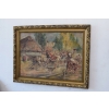 Wojciech Kossak - Wesele Krakowskie - Polski Stary Obraz Olejny 127x89cm
