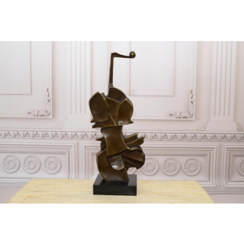 Skrzypce Gitara - Figura z Brązu - Instrument Muzyka - Prezent