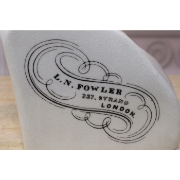 GŁOWA MEDYCZNA LEKARSKA - MAPA MÓZGU PORCELANA bla