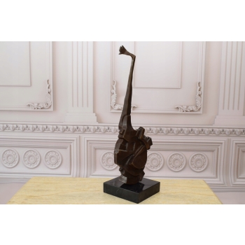 Skrzypce Gitara - Figura z Brązu - Instrument Muzyka - Prezent