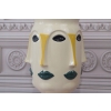 Porcelanowy Wazon Vallauris 1960 - Twarz Buzia Abstrakcja Unikat z Francji