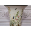 Pałacowy Wazon Malowany Sygn. Porcelana + Brąz Ważki Sygnowany