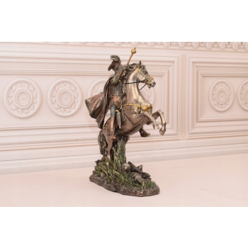 Król Jan III Sobieski - Figurka Król Władca - Rzeźba Statuetka