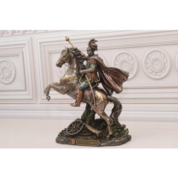 Król Jan III Sobieski - Figurka Król Władca - Rzeźba Statuetka