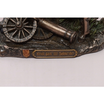 Król Jan III Sobieski - Figurka Król Władca - Rzeźba Statuetka