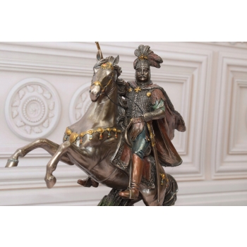 Król Jan III Sobieski - Figurka Król Władca - Rzeźba Statuetka