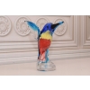 Szkło Murano Style - Kolorowy Koliber - Ptak - Figura