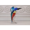 Szkło Murano Style - Kolorowy Koliber - Ptak - Figura