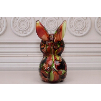 Szkło Murano Style - Kolorowy Królik Zając - Figura
