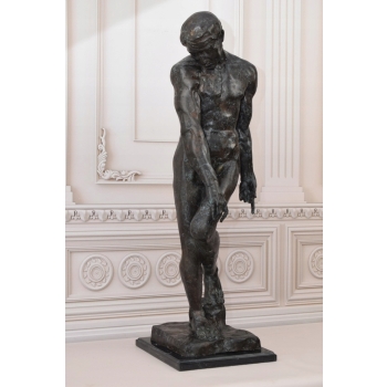 Auguste Rodin Adam - Posąg Akt Mężczyzny - Sygn - Rzeźba Figura z Brązu