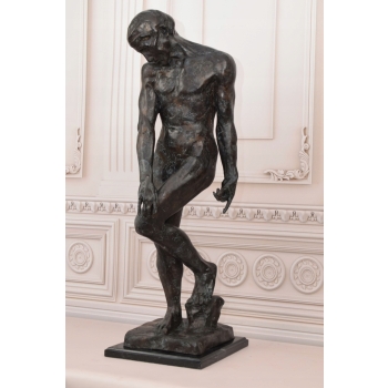 Auguste Rodin Adam - Posąg Akt Mężczyzny - Sygn - Rzeźba Figura z Brązu