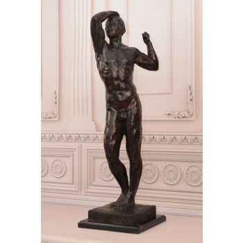 Auguste Rodin Adam - Posąg Akt Mężczyzny - Sygn 1876 Rzeźba Figura z Brązu