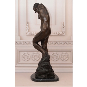 Auguste Rodin Ewa - Posąg Akt Kobiety - Sygn - Rzeźba Figura z Brązu