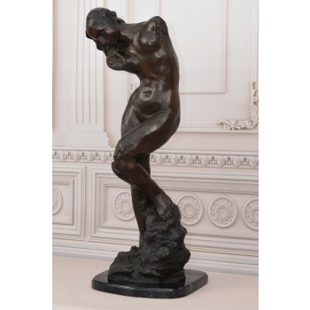 Auguste Rodin Ewa - Posąg Akt Kobiety - Sygn - Rzeźba Figura z Brązu