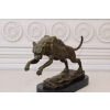 Groźny Gepard Puma - Figura z Brązu - Dekoracja