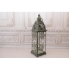 Lampion Latarnia na Świece - Liście - Vintage - Lampa Dekoracja