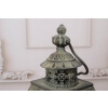 Lampion Latarnia na Świece - Liście - Vintage - Lampa Dekoracja