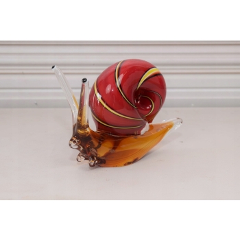 Szkło FIGURA Murano - ŚLIMAK - KOLOROWY ŚLIMAK