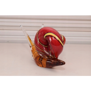 Szkło FIGURA Murano - ŚLIMAK - KOLOROWY ŚLIMAK