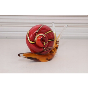 Szkło FIGURA Murano - ŚLIMAK - KOLOROWY ŚLIMAK