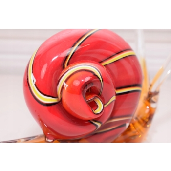 Szkło FIGURA Murano - ŚLIMAK - KOLOROWY ŚLIMAK