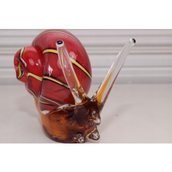 Szkło FIGURA Murano - ŚLIMAK - KOLOROWY ŚLIMAK