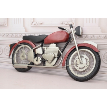 BLASZANY SZYLD ZAWIESZKA MOTOR - MOTOCYKL 100X50CM prezent