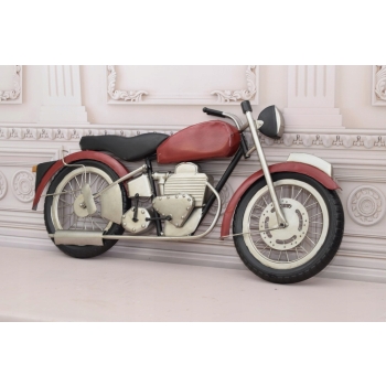BLASZANY SZYLD ZAWIESZKA MOTOR - MOTOCYKL 100X50CM prezent
