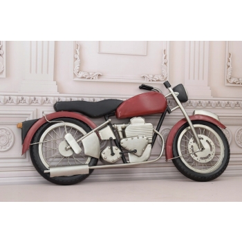 BLASZANY SZYLD ZAWIESZKA MOTOR - MOTOCYKL 100X50CM prezent