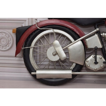 BLASZANY SZYLD ZAWIESZKA MOTOR - MOTOCYKL 100X50CM prezent
