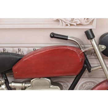 BLASZANY SZYLD ZAWIESZKA MOTOR - MOTOCYKL 100X50CM prezent
