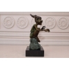 ŚMIESZNY GNOM SKRZAT GOBLIN - figura z brązu