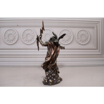 Zeus z Piorunem - Mitologia Grecka - Figurka 18CM - Dekoracja