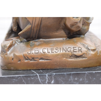 Sowa z Czaszką - Czaszka - Figura Rzeźba z Brązu - JB CLESINGER Sygnowana