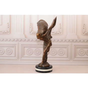 Kobieta Spirit of Ecstasy - Rolls Royce - Figura z Brązu - Prezent