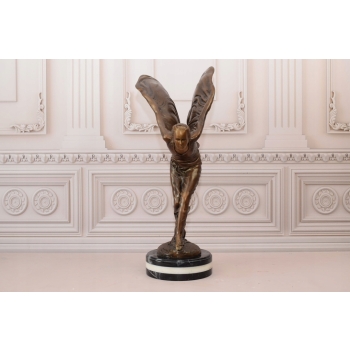 Kobieta Spirit of Ecstasy - Rolls Royce - Figura z Brązu - Prezent