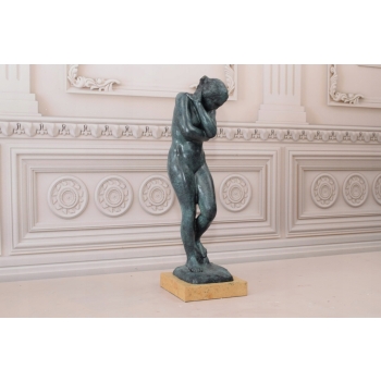 Auguste Rodin Ewa - Posąg Akt Kobiety - Sygn - Rzeźba Figura z Brązu