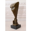 Nowoczesna Sowa Art Deco - Symbol Nauki Prezent dla Studenta Figura z Brązu