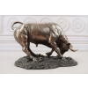 Groźny Byk - Figura Figurka Prezent - Statuetka Hossa Giełda Kryptowaluty